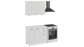 Кухонный гарнитур «Лина» стандартный набор (Белый/Белый)